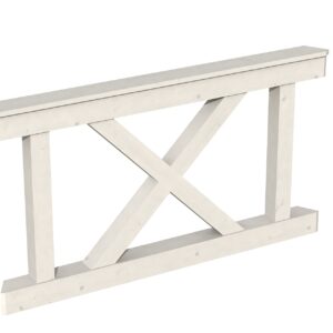 Brüstung Andreaskreuz Nice