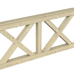 Brüstung Andreaskreuz Nancy