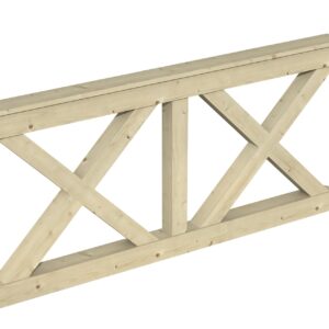 Brüstung Andreaskreuz Nice