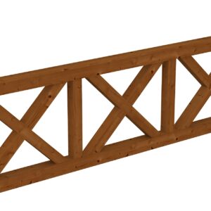 Brüstung Andreaskreuz