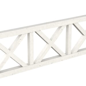 Brüstung Andreaskreuz