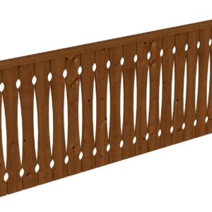 Brüstung Balkonschalung Fichte