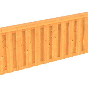 Brüstung Deckelschalung Douglasie