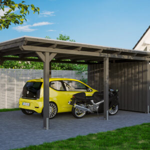 Carport Emsland m. Abstellraum