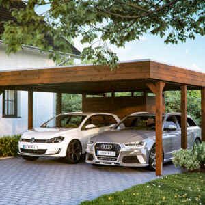 Carport Friesland Set m. Abstellraum