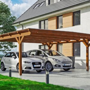 Carport Odenwald gerade Kopfbänder