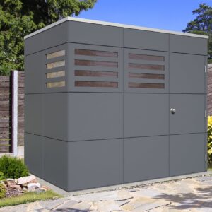 Gartenhaus Brisbane schiefergrau