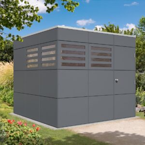 Gartenhaus Brisbane schiefergrau