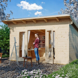 Gartenhaus Ostende 1, 28mm 350 x 250cm