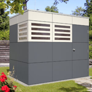 Gartenhaus Perth schiefergrau