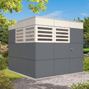 Gartenhaus Perth schiefergrau