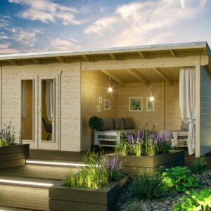 Gartenhaus Texel, 28mm 550 x 250cm