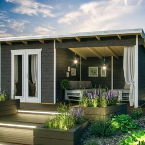 Gartenhaus Texel, 28mm 550 x 250cm