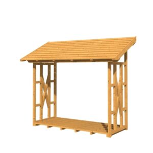 Holzunterstand Paul 2, 290x126cm