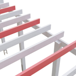 Schneelasterhöhung Flachdach-Carport