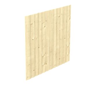 Seitenwand aus Deckeschalung 20x120mm Fichte