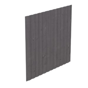 Seitenwand aus Deckeschalung 20x120mm Fichte