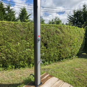 PVC Solardusche mit Fußdusche, 35l, aluminium