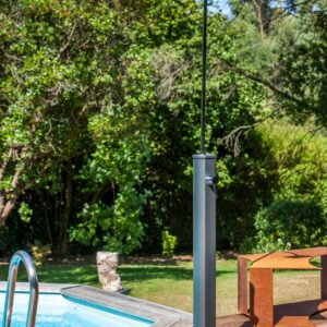 Solardusche, 18l, Aluminium, schwarz, 2 Stück