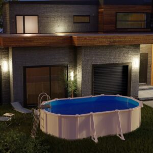 Stahlwandpool FIDJI, weiß