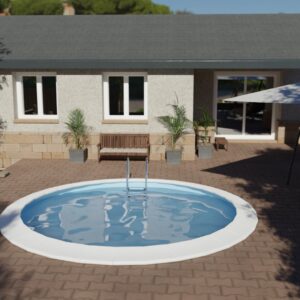 Einbaubecken SUMATRA Rund