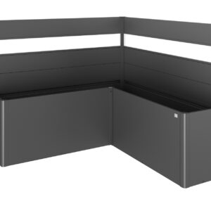 Sichtschutz zu Pflanzbeet Belvedere L-Form mit Acrylglas