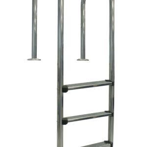 Edehlstahlleiter für Einbaubecken