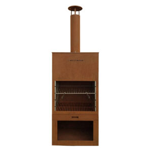 Grill und Gartenkamin