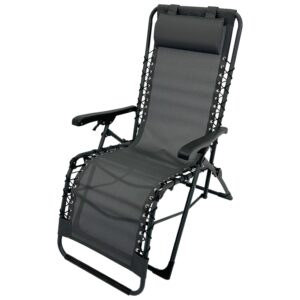 Relaxsessel Hochlehner, Stahl/Textil