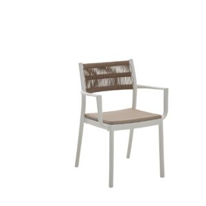 Stapelstuhl Kunstoff mit Rope