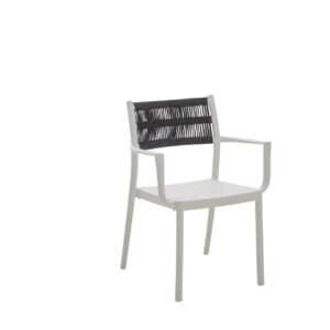 Stapelstuhl Kunstoff mit Rope