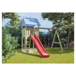 MAX Spielanlage  aus 7x7 Kreuzholz B 290xT 190xH 296 cm