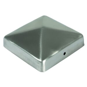 Pfostenabdeckung aus Metall 7x7 cm