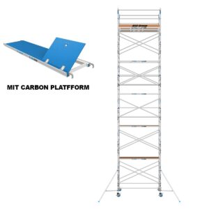 Das richtige Gewächshaus - problemlos und komfortabel 4 ASC Group ASC Rollgerüst 135x250x12,3ph carbon