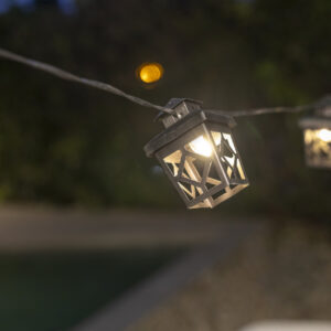 Weihnachtsleuchte CHELSEA Metallgirlande Kabelgebunden