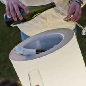 Gartenlampe Woody 70 Solar Intelligente Technik Flaschenhalter