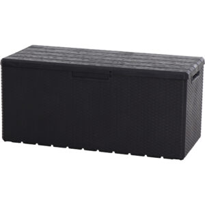 Kissenbox Portofino, Rattan, anthrazit