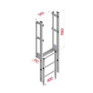 Hymer Ausstieg schmal mit Tritt
