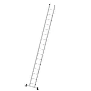Günzburger Steigtechnik Sprossen-Anlegeleiter mit nivello®-Traverse 16 Sprossen