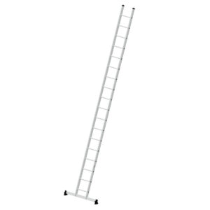 Günzburger Steigtechnik Sprossen-Anlegeleiter mit nivello®-Traverse 18 Sprossen