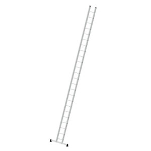 Günzburger Steigtechnik Sprossen-Anlegeleiter mit nivello®-Traverse 24 Sprossen