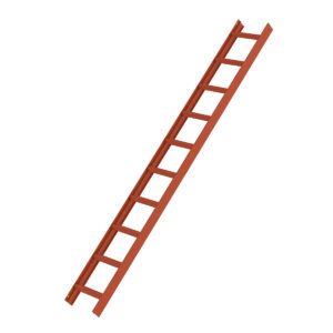 Günzburger Steigtechnik Dachleiter Rot 10 Sprossen