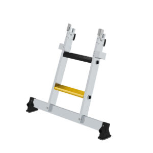 Günzburger Steigtechnik Stufen-Glasreinigerleiter Unterteil nivello-Traverse & clip-step R13 2 Stufen