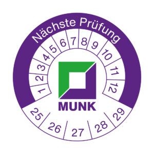 Günzburger Steigtechnik Prüfplakette 40 x 40 mm