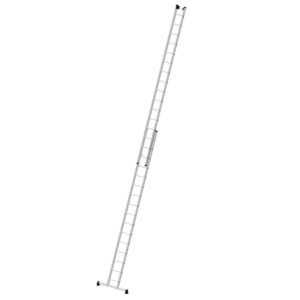 Günzburger Steigtechnik Sprossen-Schiebeleiter 2-teilig mit nivello®-Traverse 2x16 Sprossen