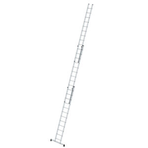 Günzburger Steigtechnik Sprossen-Schiebeleiter 3-teilig mit nivello®-Traverse 3x12 Sprossen