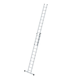 Günzburger Steigtechnik Sprossen-Schiebeleiter 2-teilig mit Standard-Traverse 2x12 Sprossen