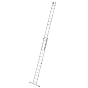 Günzburger Steigtechnik Sprossen-Schiebeleiter 2-teilig mit Standard-Traverse 2x14 Sprossen