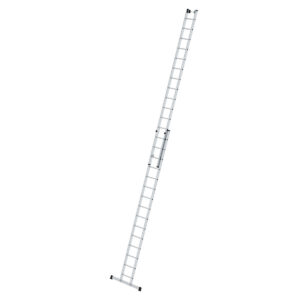 Günzburger Steigtechnik Sprossen-Schiebeleiter 2-teilig mit Standard-Traverse 2x15 Sprossen