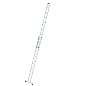 Günzburger Steigtechnik Sprossen-Seilzugleiter 2-teilig mit nivello®-Traverse 2x18 Sprossen